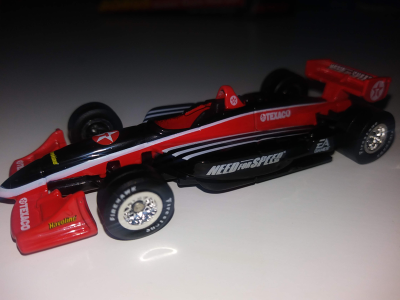 A bit sparse on the sponsors. Those Firestone Firehawks are legit, though. And yes, they’re rubber.